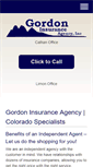 Mobile Screenshot of gordonins.com